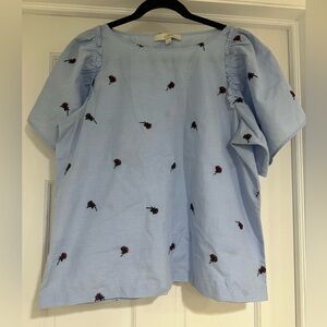 Loft short sleeve blouse